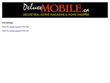 Tablet Screenshot of deluxeagents.com